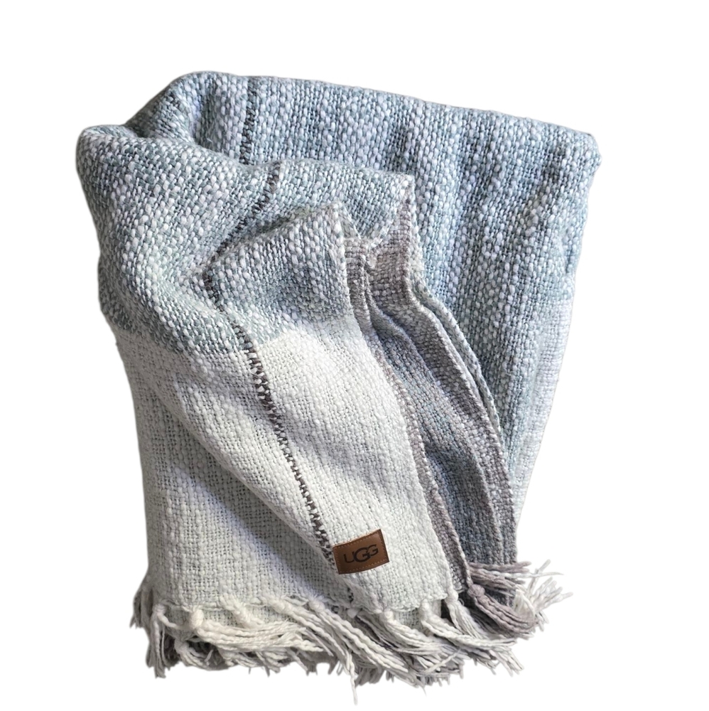 UGG Fringed Throw Blanket 52" x 76"